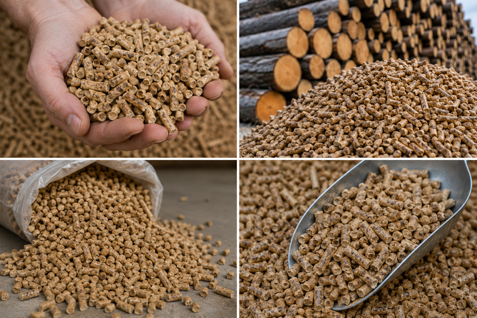 Premium wood pellets for renewable energy and industrial heating